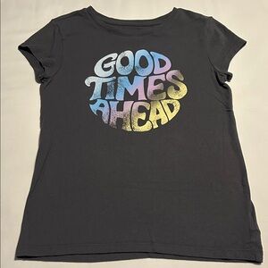 GAP Kids Tee - Gray with Multicolor Graphic